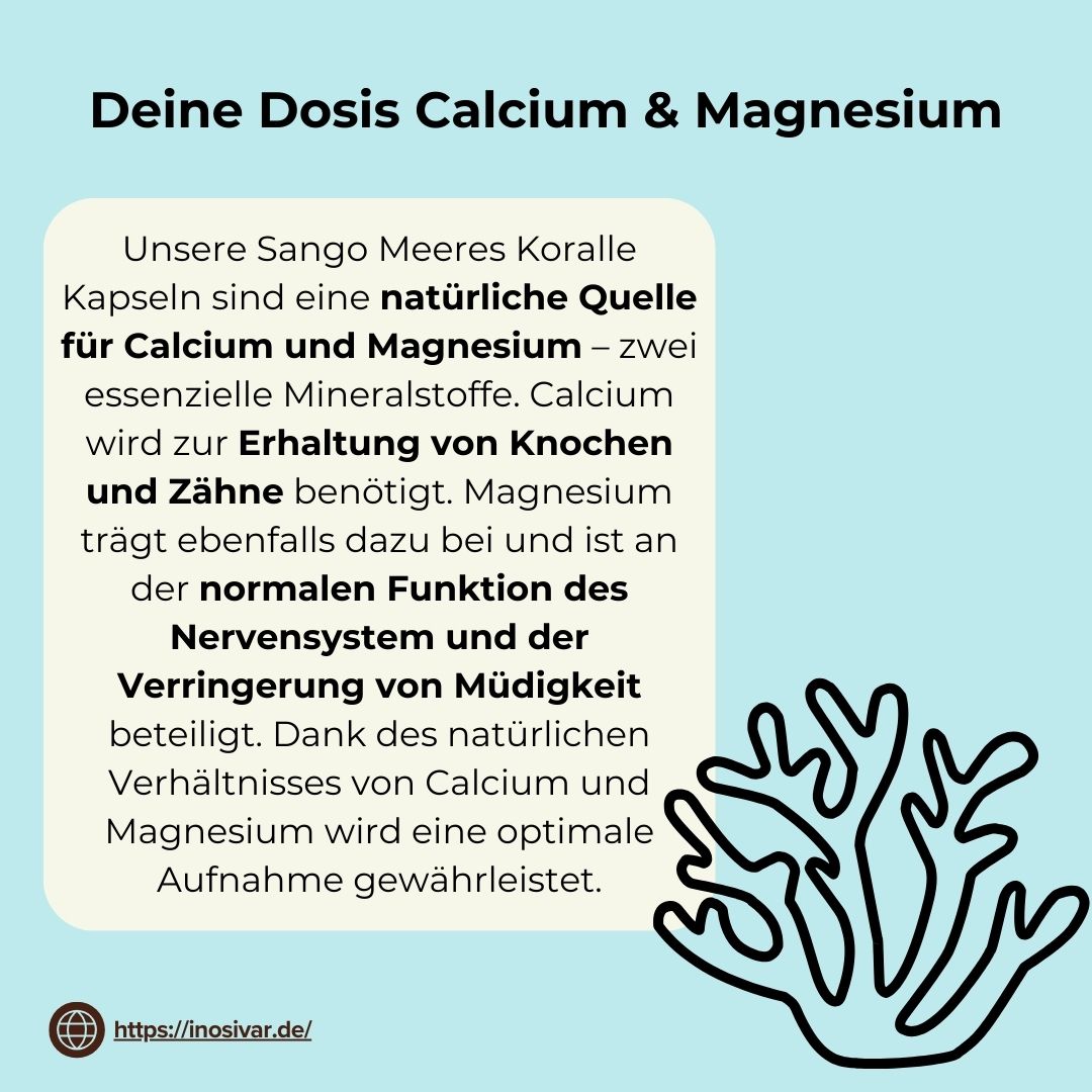 Sango Meeres Koralle Kapseln