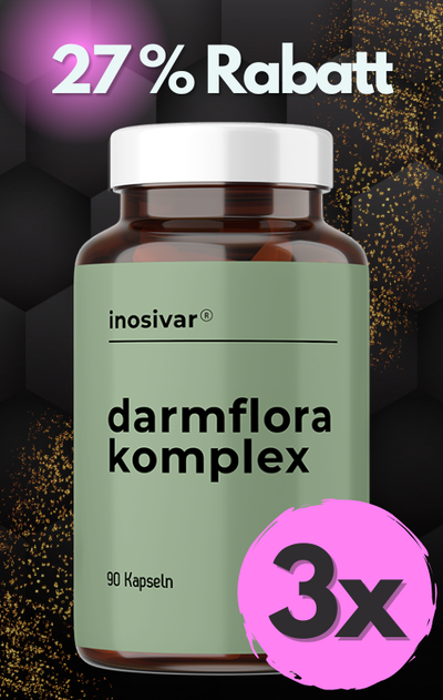 Black Weekend: Darmflora Komplex Kapseln - 3er Sparset