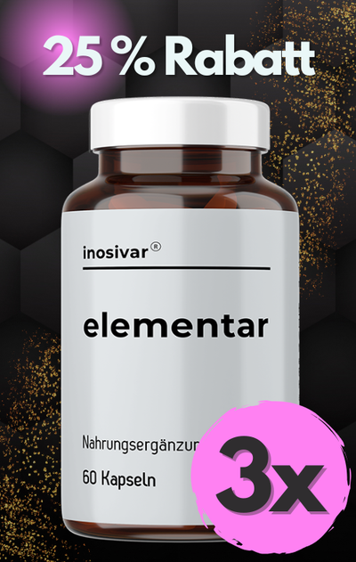 Black Weekend: ELEMENTAR - Kapseln - 3er Sparset - 90 Tage