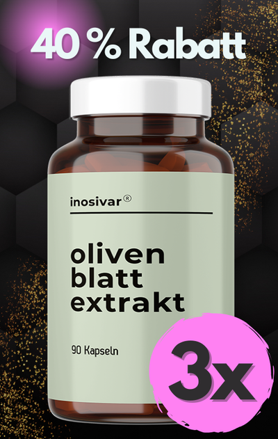 Black Weekend: Olivenblattextrakt Kapseln 3er Sparset