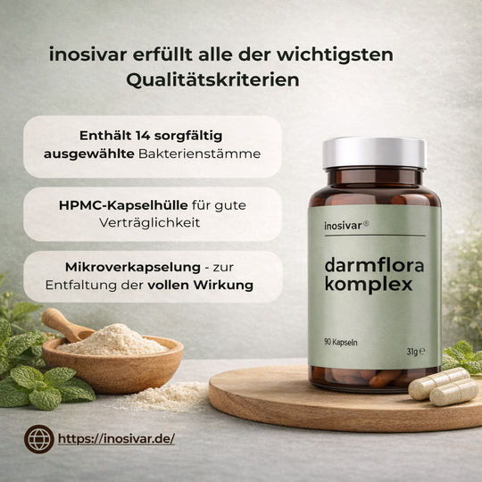 Darmset - Bio Ballaststoff Pulver & Darmflora Komplex Kapseln