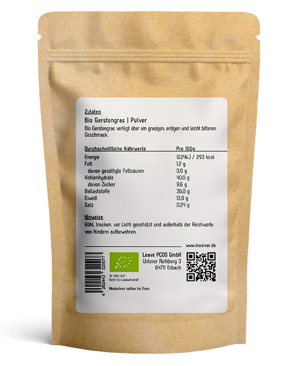 Organic Barley Grass Powder 