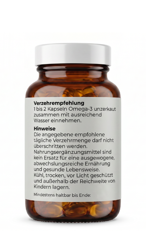 Omega 3 Kapseln vegan mit Algenöl