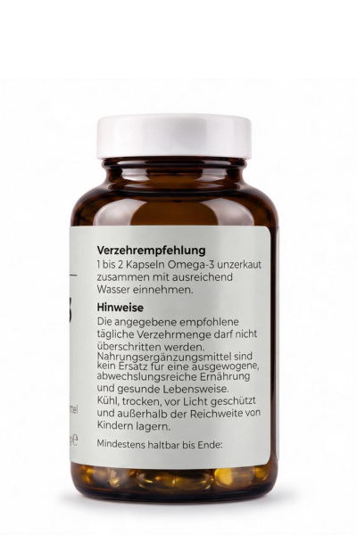 Omega 3 Kapseln vegan mit Algenöl