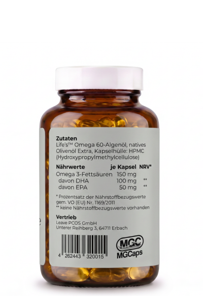 Omega 3 Kapseln vegan mit Algenöl