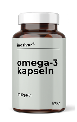 Omega 3 mit Vitamin E- Kapseln - (90 Kapseln)