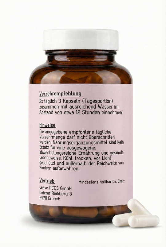 Myo- & D-Chiro-Inositol + Folat - Kapseln - 30 Tage