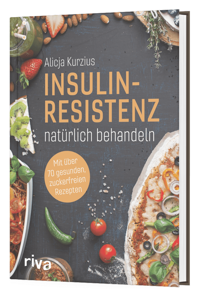 Vorderseite des Buches Insulinresistenz natürlich behandeln von Alicija Kurzius